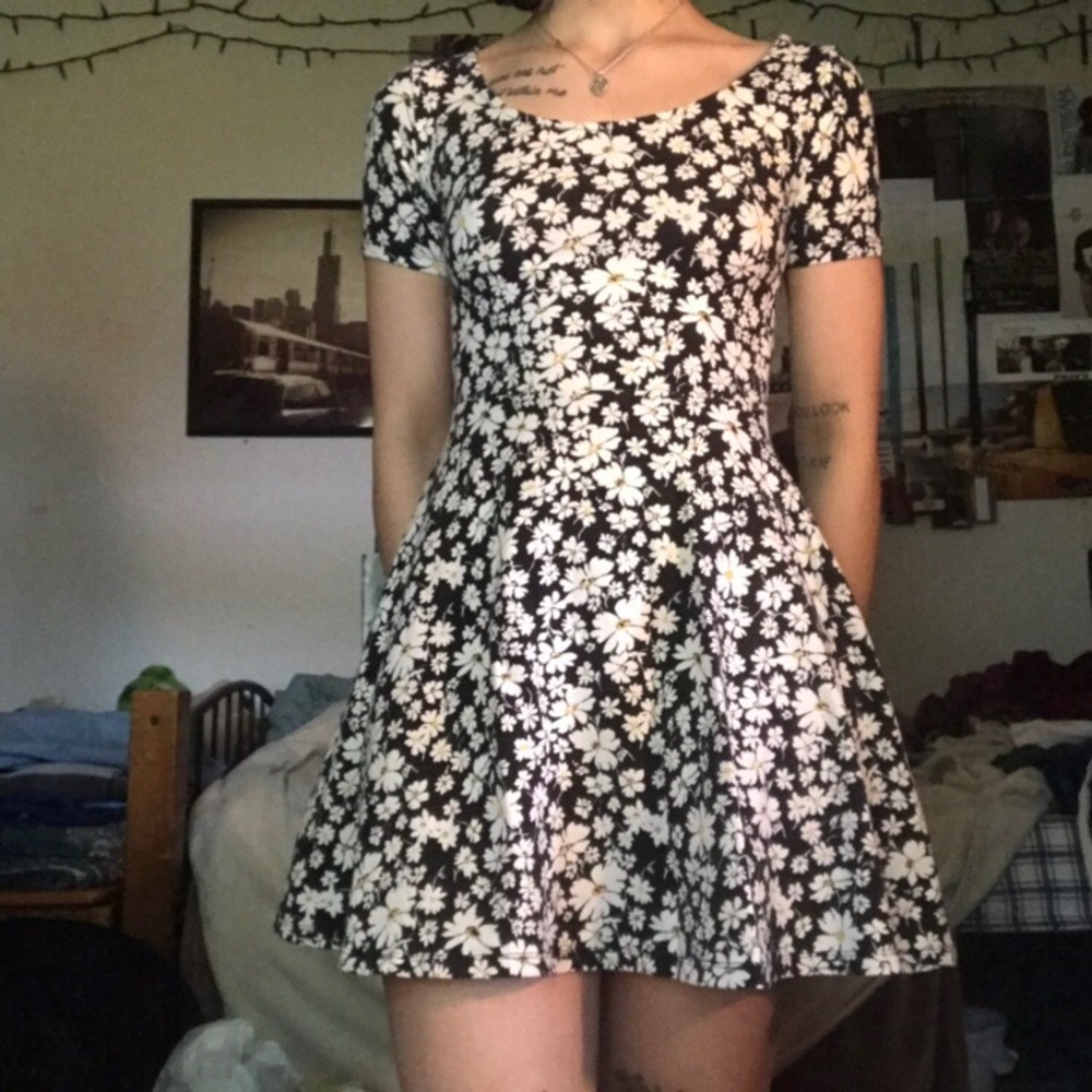 forever 21 floral skater dress